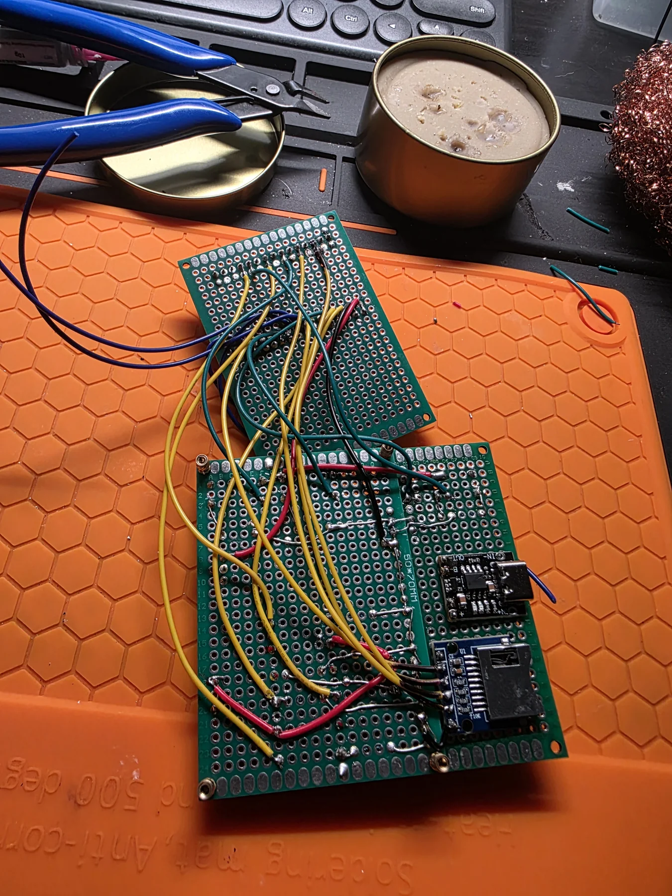Late stage wiring